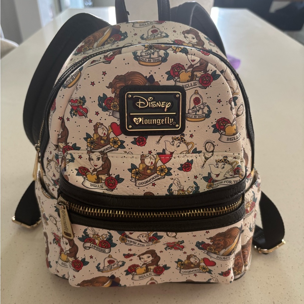 Disney Loungefly Beauty and the Beast Mini Backpack